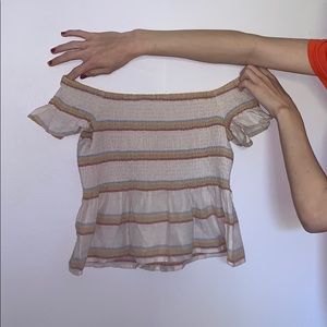 Off the shoulder top